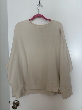 Calvin Klein Oversized Neutral Crewneck Sweatshirt